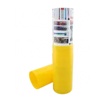 Round packaging tube with Screw-on Closure
