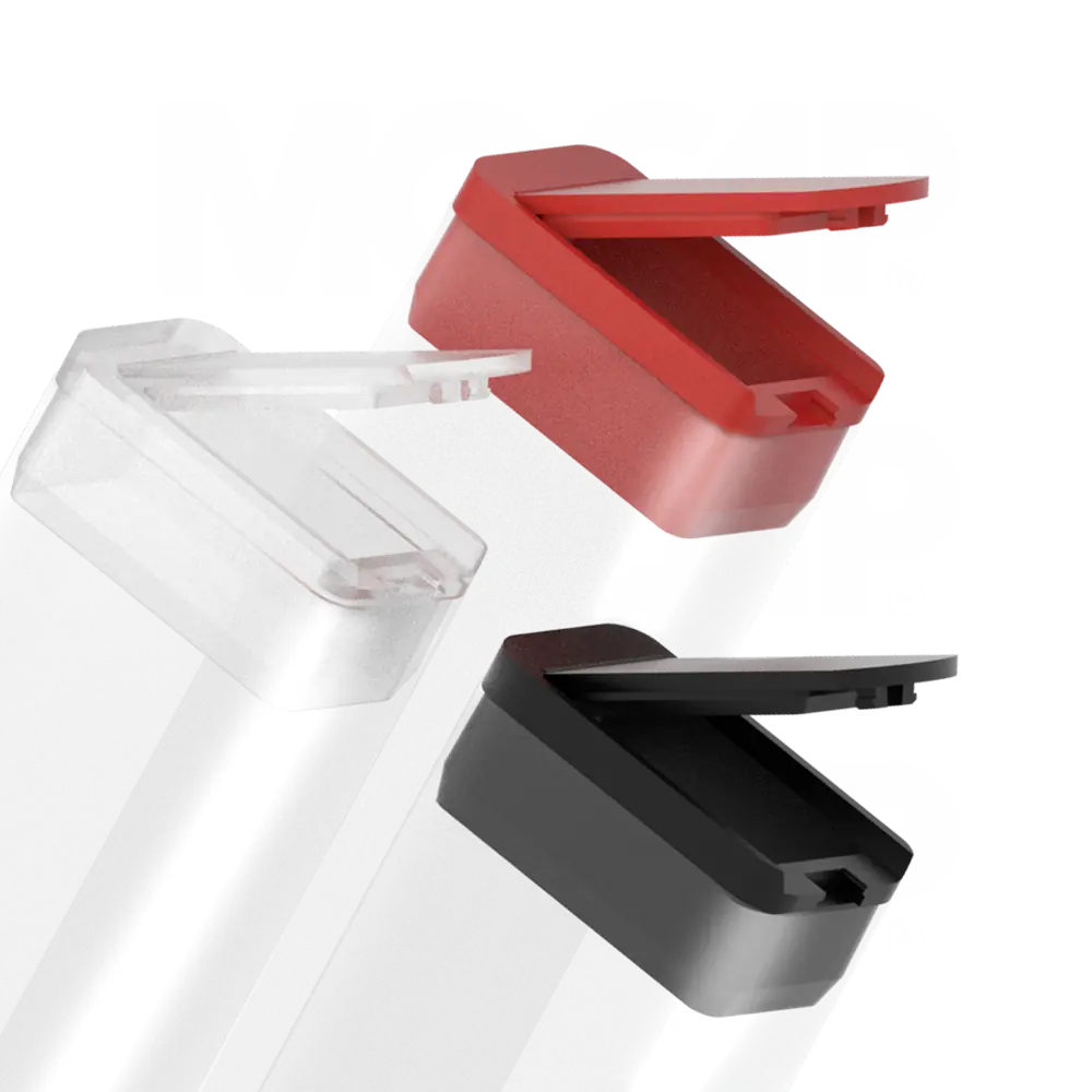 Cleartec - Rectangular Flip-Top Plugs Cleartec - Rectangular Flip-Top Plugs